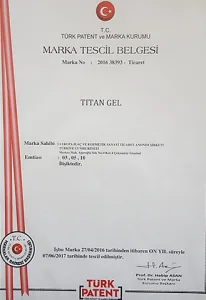 titan jel Türkiye resmi diztribütörü